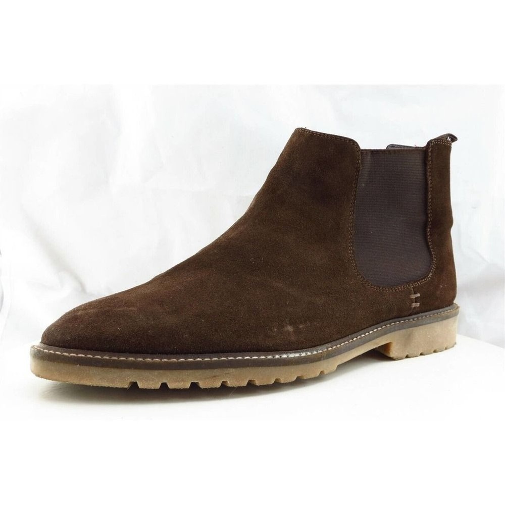 Steve Madden Brown Suede Chelsea Boots Dress Boots Mens Size 13